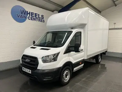 Used Ford Transit 130 HP (95 kW) 2022 White Cabriolet