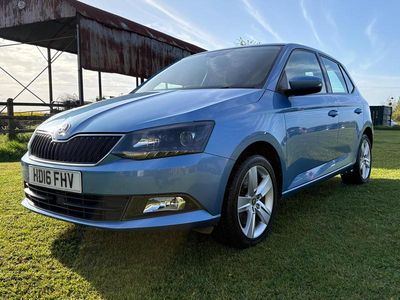 Used Skoda Fabia SE L 2016 Blue Hatchback