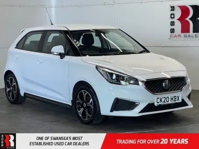 Used MG MG3 Exclusive 106 HP (77 kW) 2020 White Hatchback