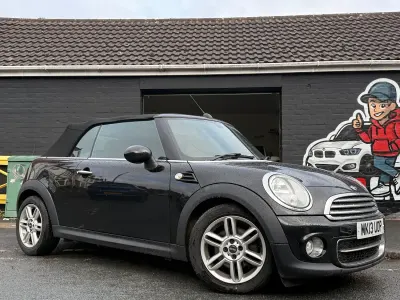 Used Mini Cooper D Cabriolet 110 HP (80 kW) 2013 Black Cabriolet