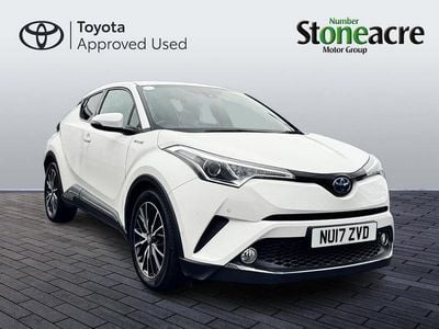 White Used 2017 Toyota C-HR SUV | £13,400 (Fair price)
