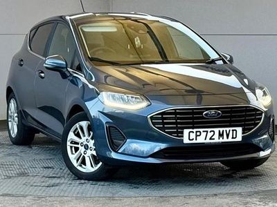 Used Ford Fiesta Titanium 2023 Blue Hatchback