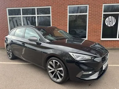 Second-hand Seat Leon FR Sport 130 CP (95 kW) 2021 Negru Break