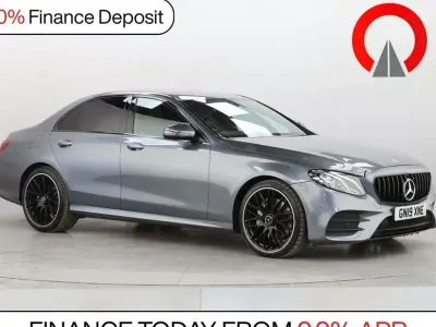 Used Mercedes E220 AMG line 194 HP (142 kW) 2019 Grey Sedan