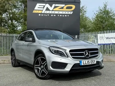 Käytetty Mercedes GLA220 AMG line 2015 Hopea Katumaasturi