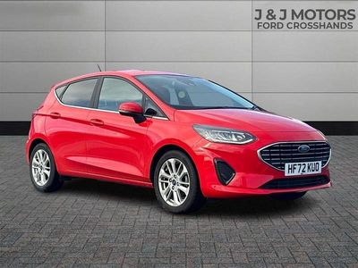 Red Used 2022 Ford Fiesta Titanium Hatchback | £13,995 (Fair price)