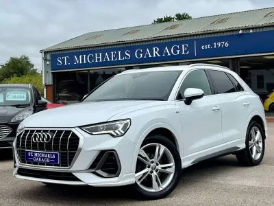 Used Audi Q3 S-Line 150 HP (110 kW) 2019 White SUV