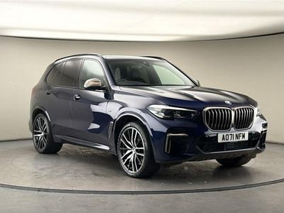 Used BMW X5 530 HP (389 kW) 2021 Tanzanite blue SUV