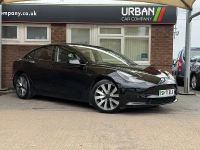 Used Tesla Model 3 Standard Range Plus 52 kW (72 HP) 2021 Black Sedan