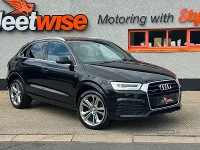 Used Audi Q3 S-line plus 184 HP (135 kW) 2017 Black SUV