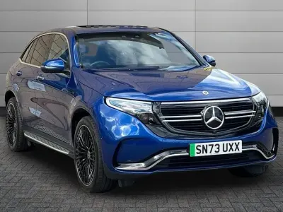 Used Mercedes EQC400 AMG Line Premium Plus 300 kW (408 HP) 2023 Spectral blue SUV