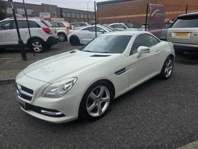 Begagnad Mercedes SLK250 204 HK (150 kW) 2012 Vit Cab