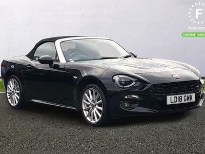 Black Used 2018 Fiat 124 Spider Lusso Plus Cabriolet | £13,199 (Fair price)