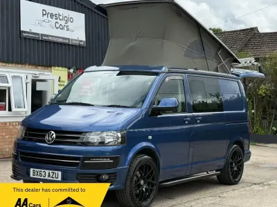 Used VW T5 Highline 140 HP (102 kW) 2013 Blue Van