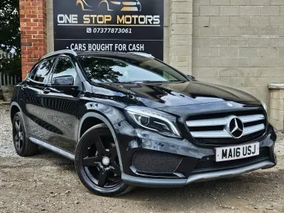 Used Mercedes GLA220 AMG line 177 HP (130 kW) 2016 Black SUV