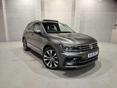 Grey Used 2018 VW Tiguan R-line SUV | £18,200 (Good price)