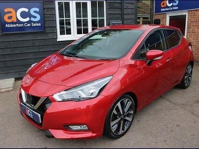 Begagnad Nissan Micra Acenta 2019 Röd Halvkombi