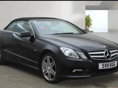 Second-hand Mercedes E250 201 CP (147 kW) 2011 Negru Cabrio