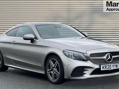 Silver Used 2020 Mercedes C300 AMG Line Premium Plus Coupe | £20,668 (Fair price)