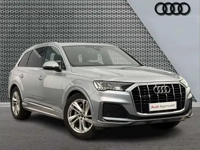 Used Audi Q7 S-Line 228 HP (167 kW) 2023 Silver SUV