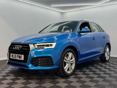 Used Audi Q3 S-Line 184 HP (135 kW) 2015 Blue SUV
