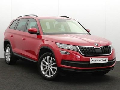 Used Skoda Kodiaq SE 125 HP (91 kW) 2018 Red SUV