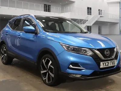 Used Nissan Qashqai N-Motion 140 HP (102 kW) 2021 Vivid blue SUV