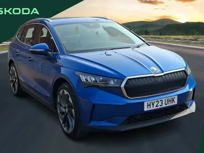Used Skoda Enyaq iV ecoSuite 150 kW (204 HP) 2023 Blue SUV