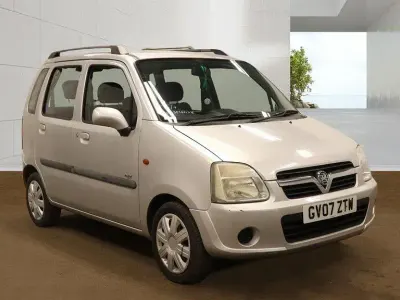 Used Vauxhall Agila Enjoy 80 HP (58 kW) 2007 Silver MPV