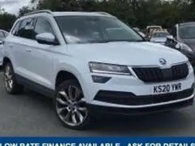 Used Skoda Karoq 150 HP (110 kW) 2020 White SUV