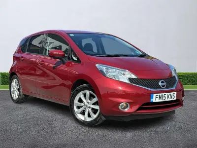 Used Nissan Note S 98 HP (72 kW) 2015 Red Hatchback
