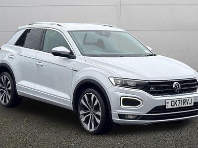 Silver Used 2021 VW T-Roc R-line SUV | £21,499 (Fair price)