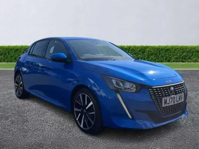 Used Peugeot 208 Allure 75 HP (55 kW) 2020 Blue Hatchback