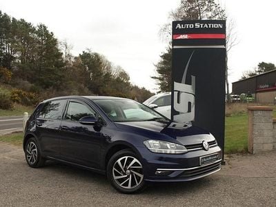 Used VW Golf VII Match 115 HP (84 kW) 2019 Blue Hatchback