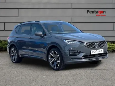 Usado Seat Tarraco FR Sport 150 CV (110 kW) 2021 Gris SUV