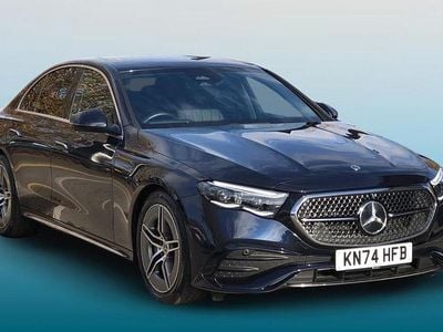 Blue Used 2024 Mercedes E450 AMG Line Premium Sedan | £62,995