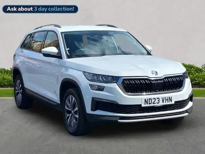 Używany Skoda Kodiaq SE Drive 150 KM (110 kW) 2023 Biały SUV