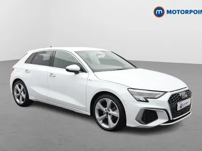 Used Audi A3 S-Line 2023 White Sedan