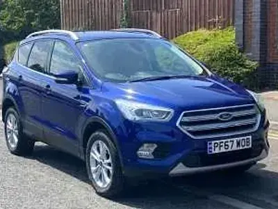 Used Ford Kuga Titanium 120 HP (88 kW) 2018 Impact blue pearl SUV