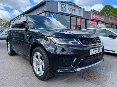 Używany Land Rover Range Rover Sport HSE 240 KM (176 kW) 2018 Czarny SUV