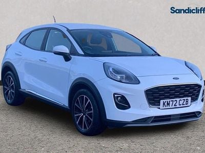White Used 2022 Ford Puma Titanium Hatchback | £13,739 (Good price)
