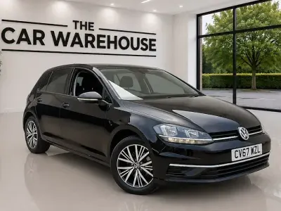 Used VW Golf VII SE 110 HP (80 kW) 2017 Black Hatchback