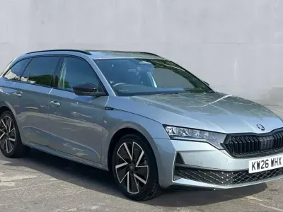 New Skoda Octavia SportLine 150 HP (110 kW) 2026 Smokey silver metallic Estate
