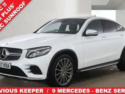 Käytetty Mercedes GLC350 AMG line 2017 Valkoinen Coupe - kaksiovinen