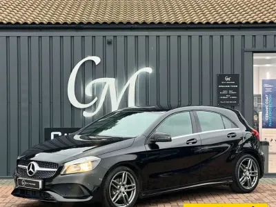 Used Mercedes A180 AMG line 2017 Blue Hatchback