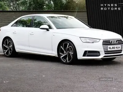 Used Audi A4 S-Line 150 HP (110 kW) 2016 White Sedan