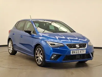 Used Seat Ibiza FR 95 HP (69 kW) 2023 Blue Hatchback