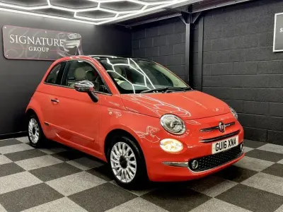 Used Fiat 500 Lounge 69 HP (50 kW) 2016 Pink Hatchback