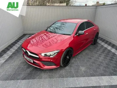 Usado Mercedes CLA180 AMG Line Premium 136 HP (100 kW) 2020 Vermelho Sedan