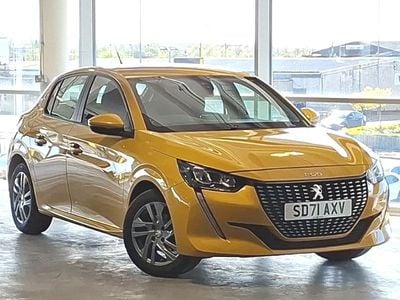 Używany Peugeot 208 Active Premium 75 KM (55 kW) 2021 Żółty Hatchback